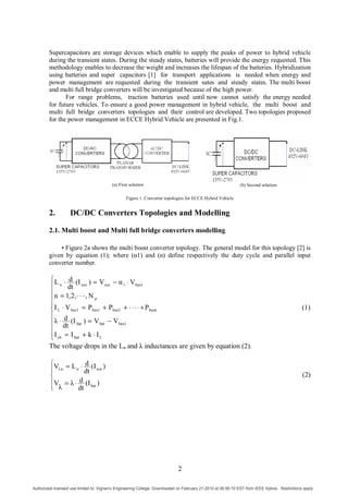 Supercapacitors and Battery power management for Hybrid Vehicle ...
