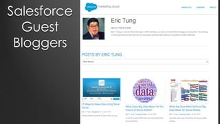 Salesforce
Guest
Bloggers
 