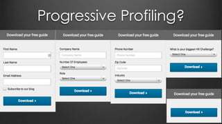 Progressive Profiling?
 