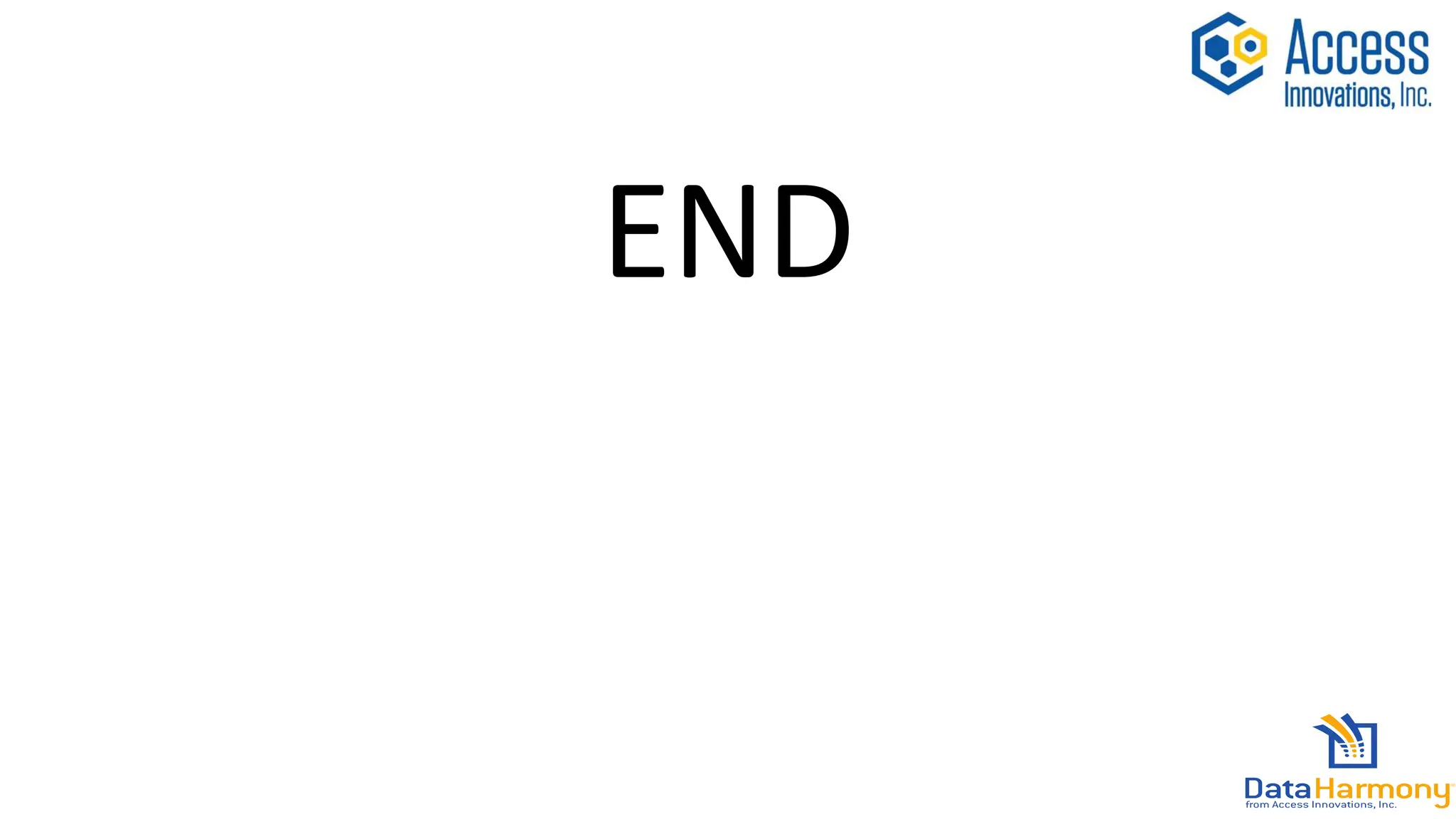 END
 