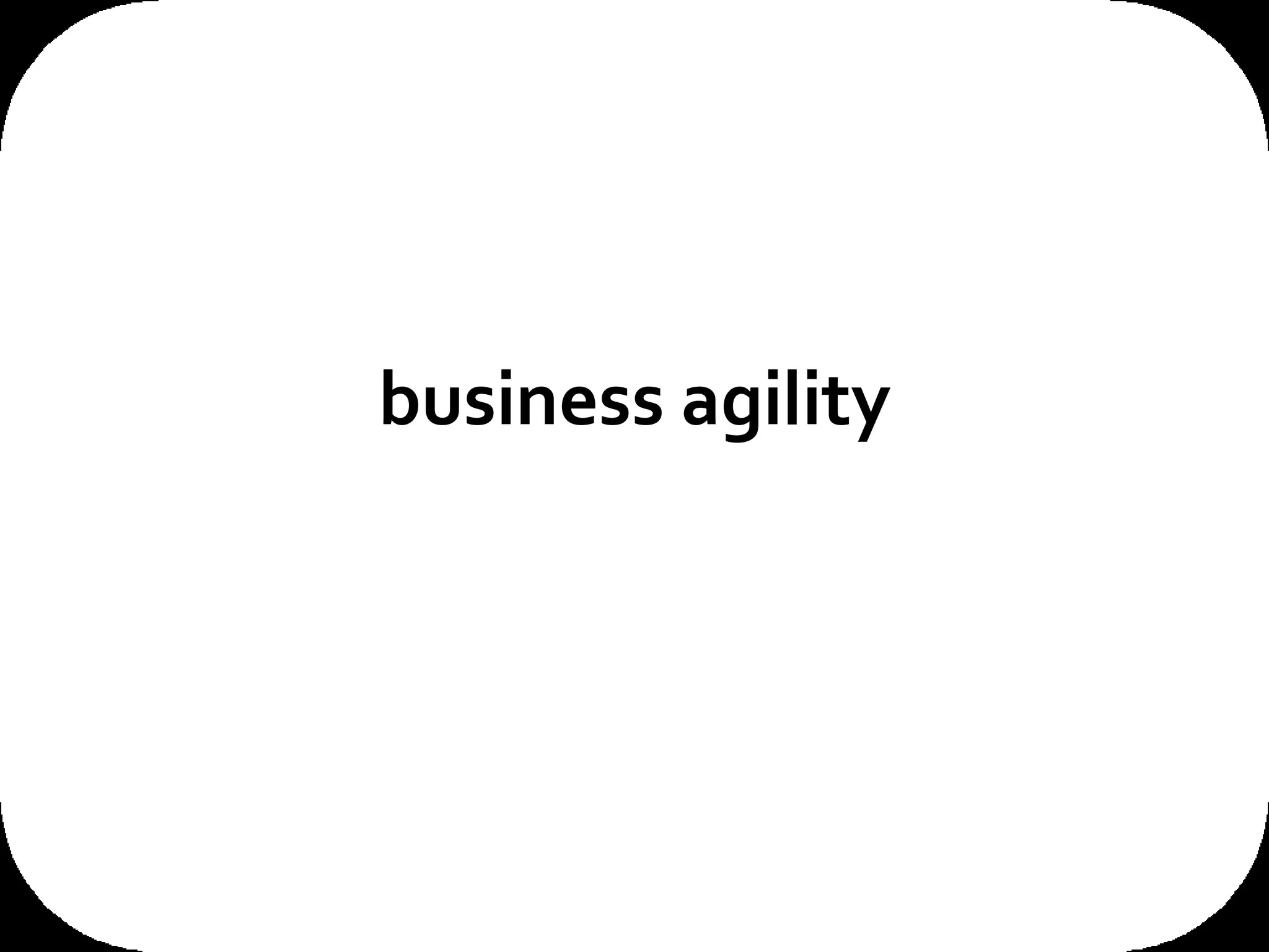 business agility 