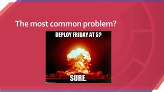 The most common problem?
 