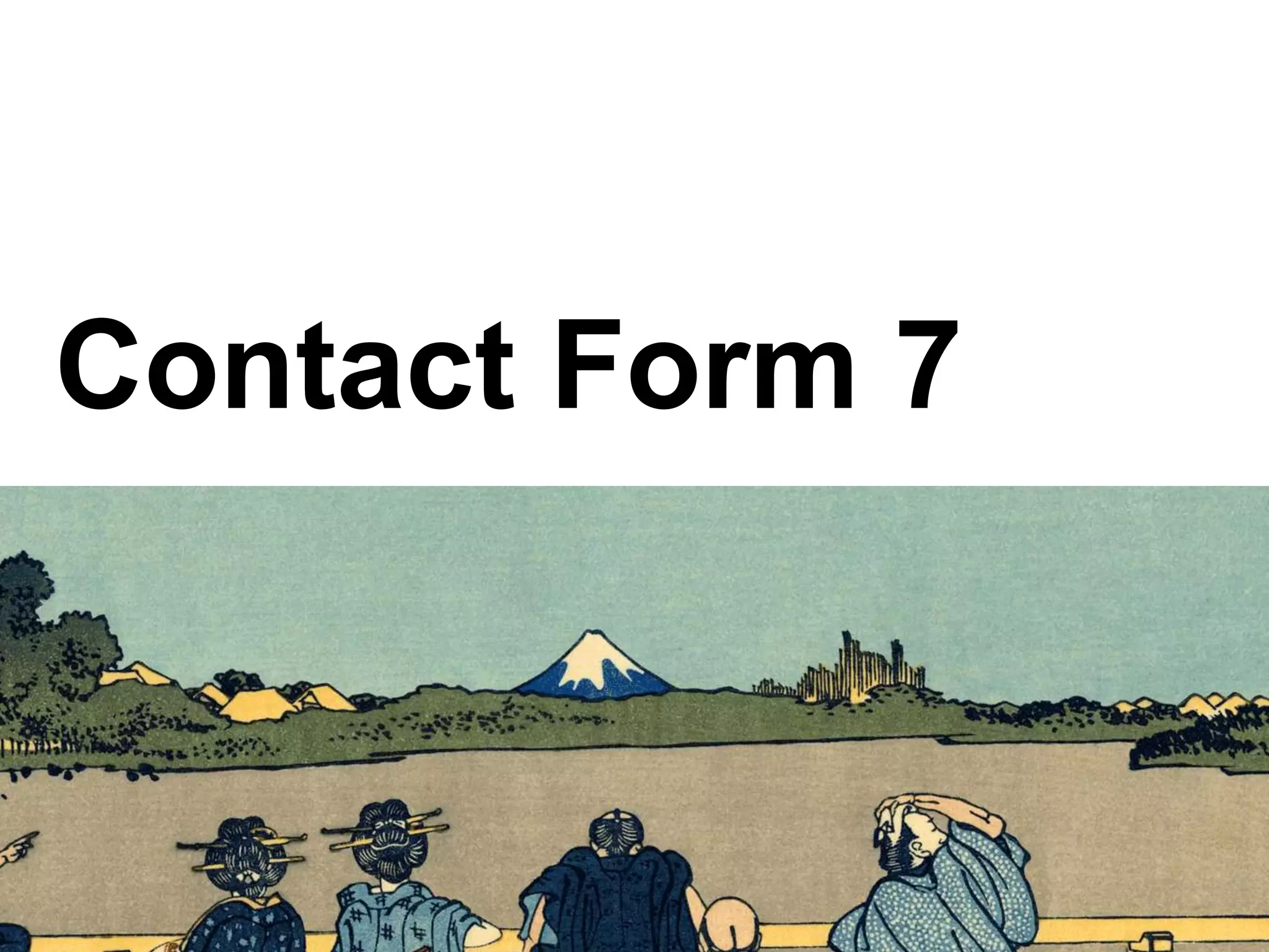 Contact Form 7
 