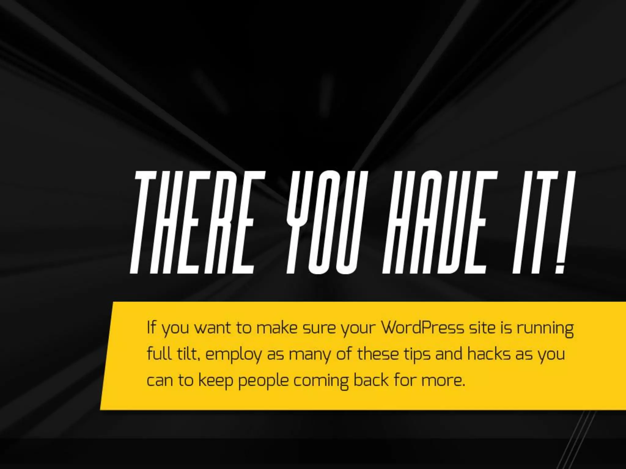 60 Ways To Supercharge Your WordPress Site