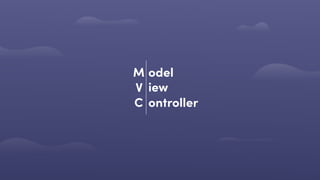 odel
C
M
V iew
ontroller
 