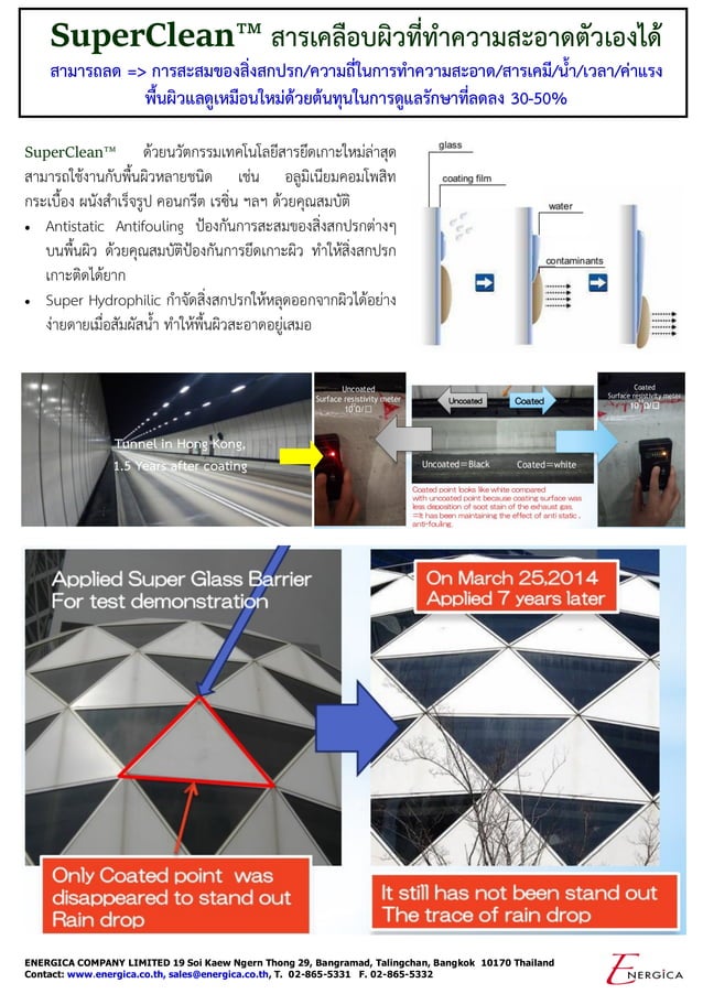 SuperClean, a selfclaning coating solution for building and glass PDF