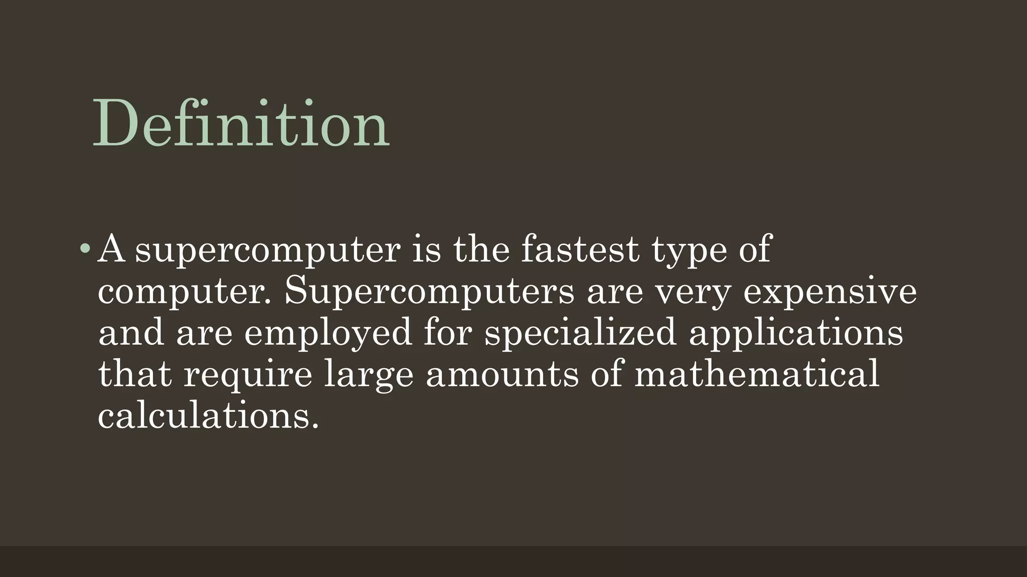 Supercomputer @ manarat university by reza | PPTX