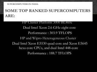Computer Clusters Rank Super computers | PPT