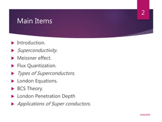 Superconductivity | PPTX