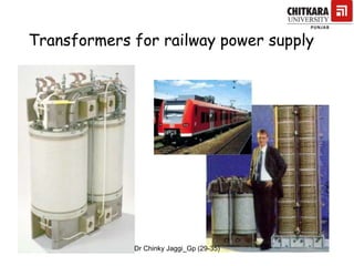 Transformers for railway power supply
Dr Chinky Jaggi_Gp (29-35)
 