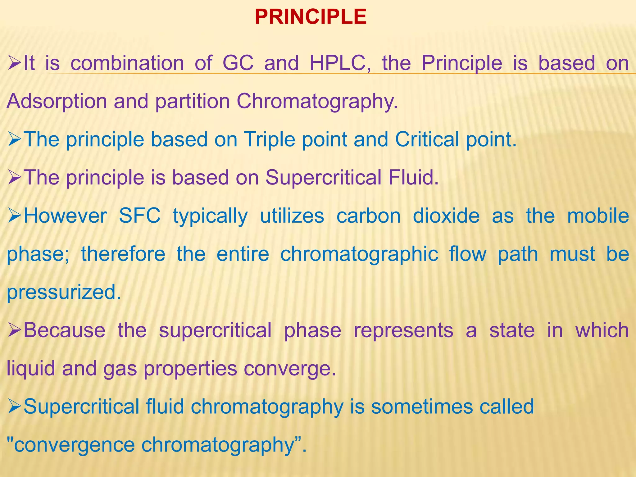 Gc Value Fluids Supercritical Fluid Chromatography | PPTX