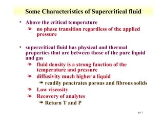Supercritical fluids chromatoghraphy (SFC) | PPT