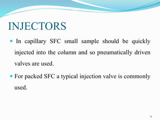 Super crtical fluid chromatography ppt | PPTX