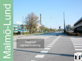 Malmö-Lund


                 Diagonal
             signalprioritering
 