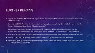 Supercomplexity Globalisation:Superdiversity, supercomplexity and TEFL | PPTX