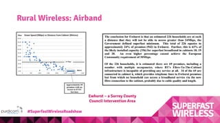 Rural Wireless: Airband
Ewhurst – a Surrey County
Council Intervention Area
#SuperfastWirelessRoadshow
 