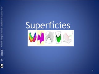 “in” visual
fernando rodrigues mendes – professor de educação visual

Superfícies

2

 