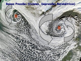 Baixas Pressões (Ciclones, Depressões Barométricas)
 