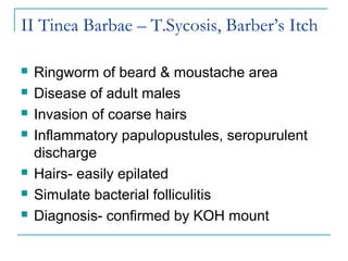 Superficial fungal infections | PPT
