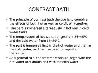 superficial heat modalities.pdf kkkkkkkkk | PDF