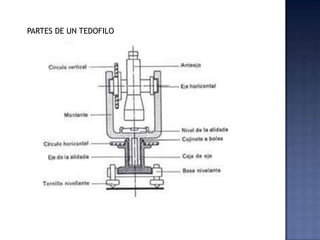 PARTES DE UN TEDOFILO
 