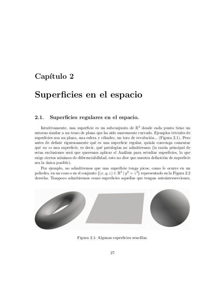 Superficies en el espacio (2)