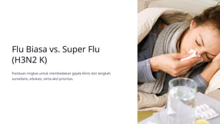 Understanding and Combating the Super Flu: Influenza A H3N2 Subclade K ...
