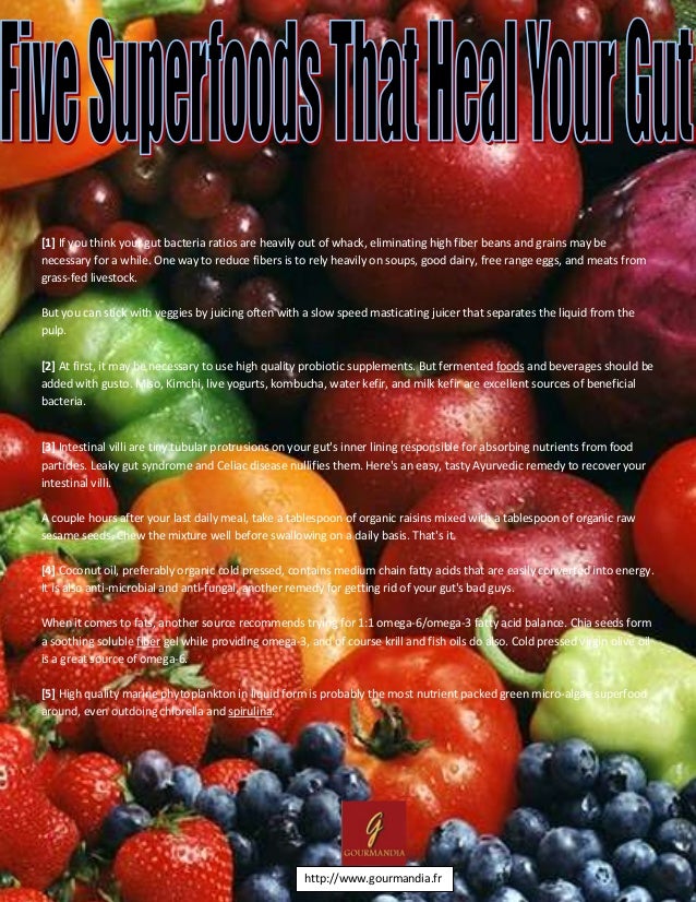 Super foods that heal your gut