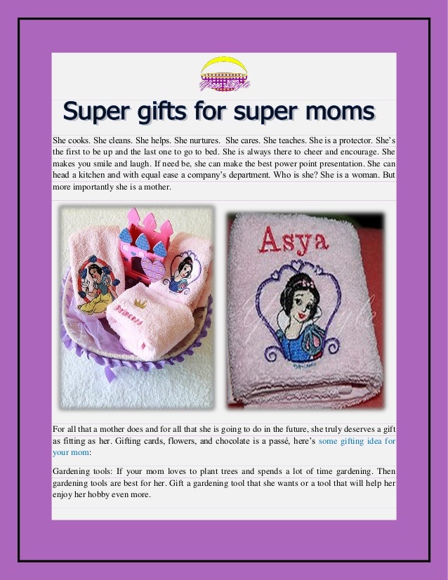 super mom gifts