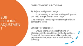 Super heat and Sub cooling for HVAC con | PPTX