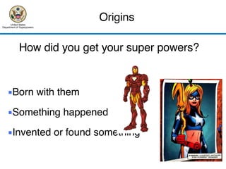 Superhero Academy Opening Lecture | PPT