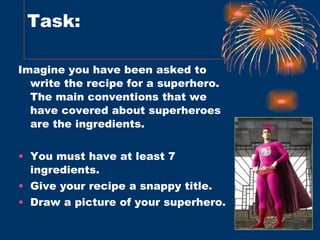 Snappy Title Superheroes | PPT
