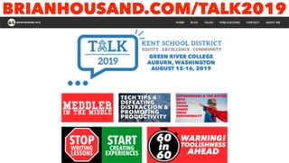 BRIANHOUSAND.COM/TALK2019
 