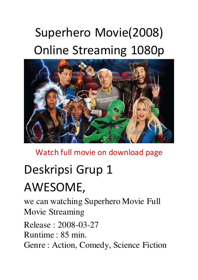 Superhero Movie Stream