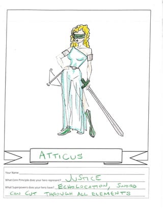 Superhero Examples Using a New Template