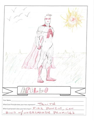 Superhero Examples Using a New Template