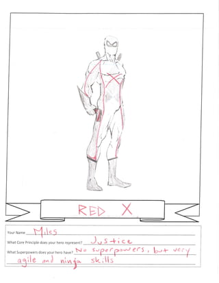 Superhero Examples Using a New Template
