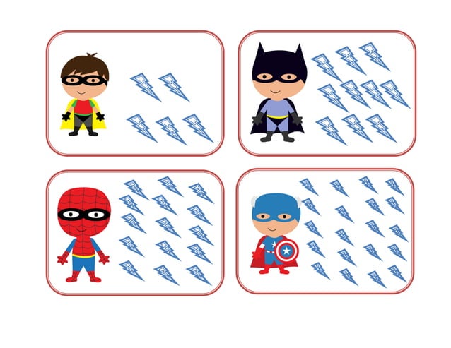 Super hero printable | PDF