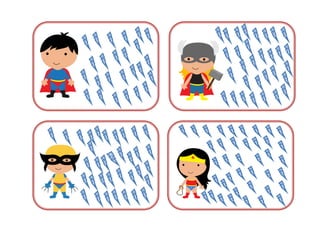 Super hero printable | PDF