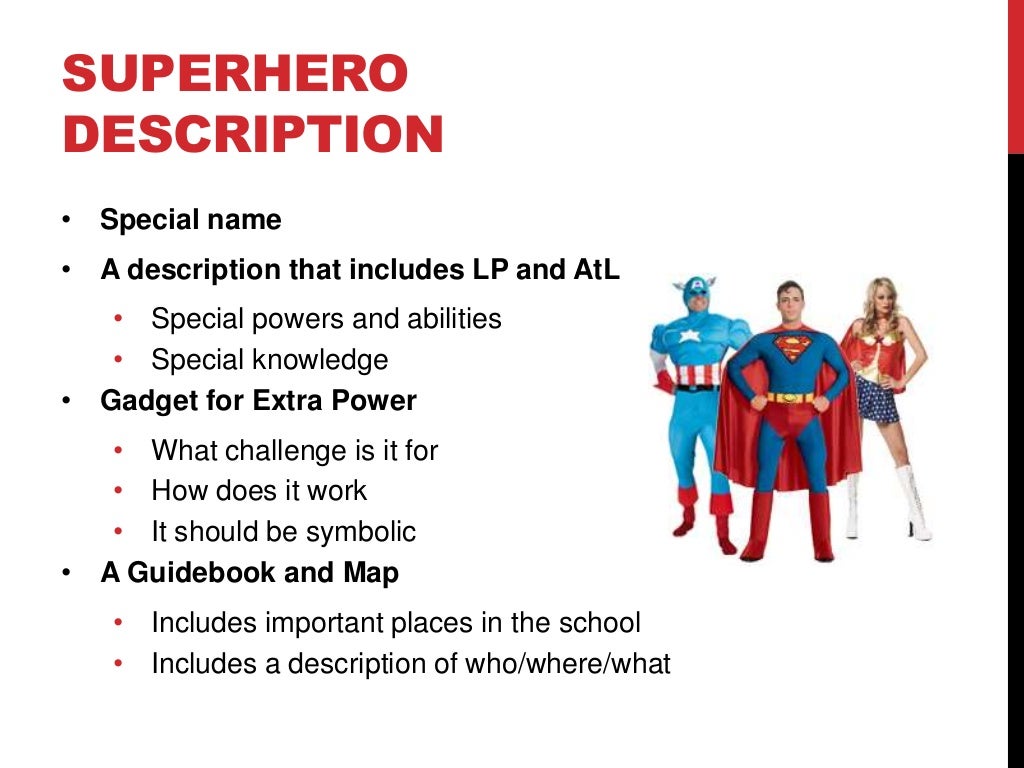Superhero project summary