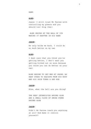Hero In Script Super hero script :D | PDF