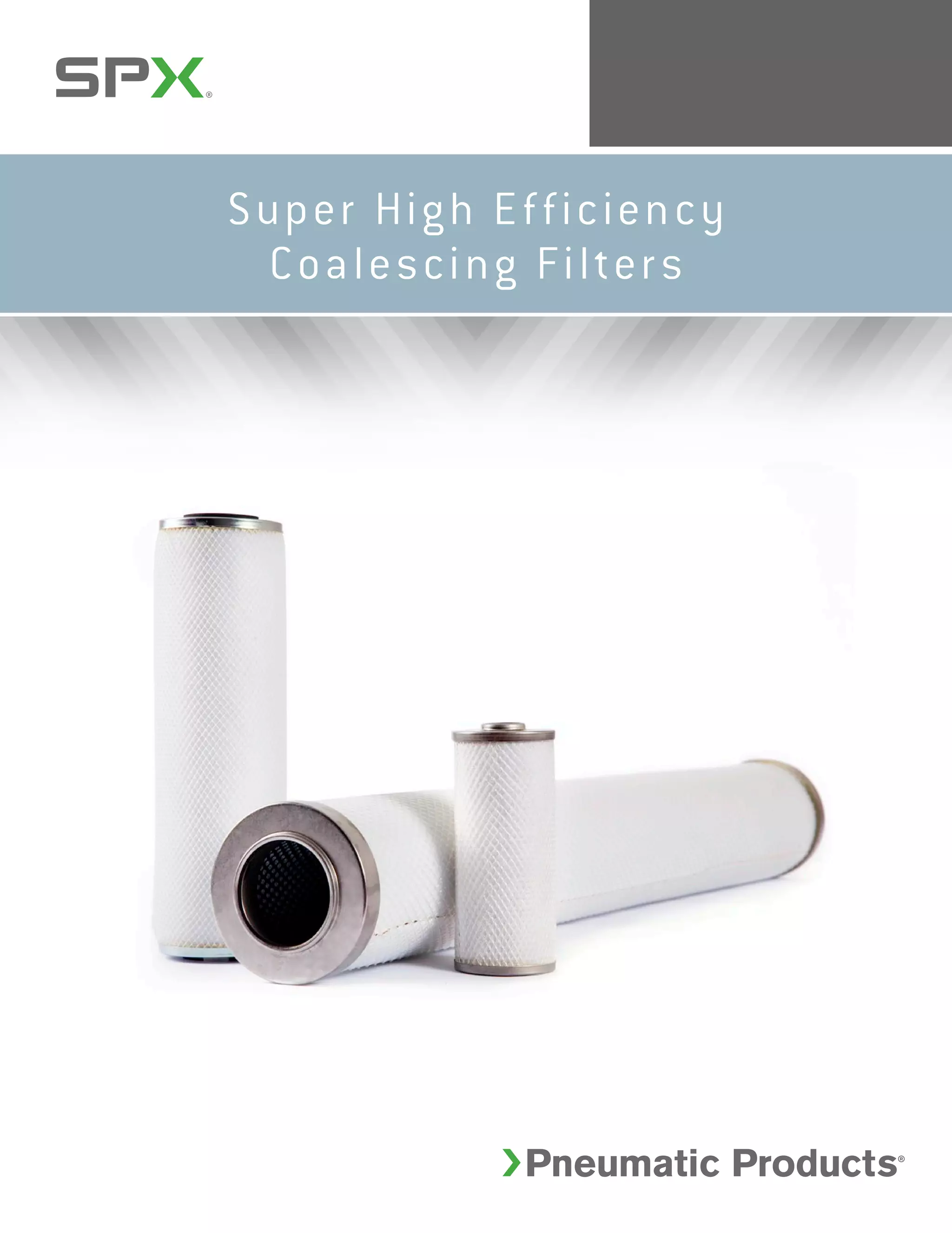 Super high efficiency coalescing filters for compressed air and gas PDF