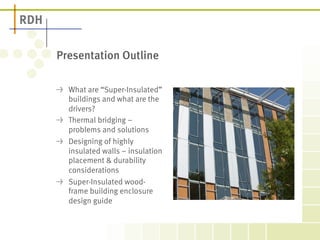 Super Insulated Building Enclosures (SEABEC 2013)