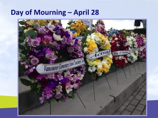 Day of Mourning – April 28
 