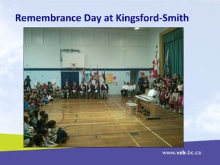 Remembrance Day at Kingsford-Smith
 