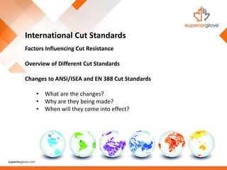 Approved Changes to Cut Testing Standards | PPTX