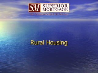 Rural Housing 