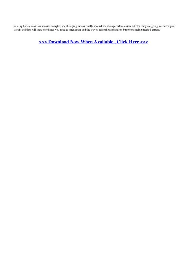 Singing Exercises For Dummies Torrent