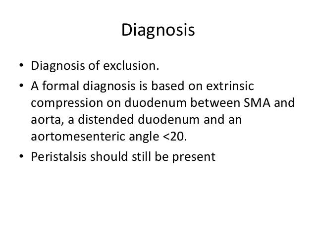 sma syndrome