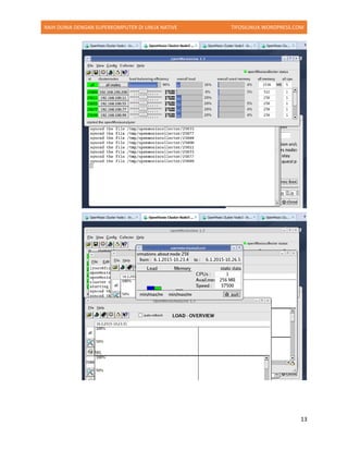 RAIH DUNIA DENGAN SUPERKOMPUTER DI LINUX NATIVE TIFOSILINUX.WORDPRESS.COM
13
 